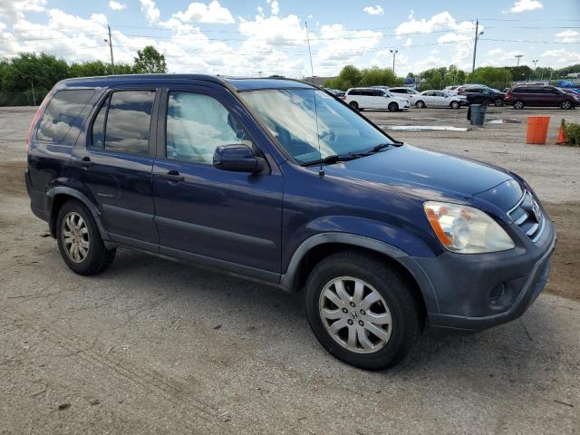 JHLRD788X6C061929 - 2006 HONDA CR-V EX BLUE photo 4