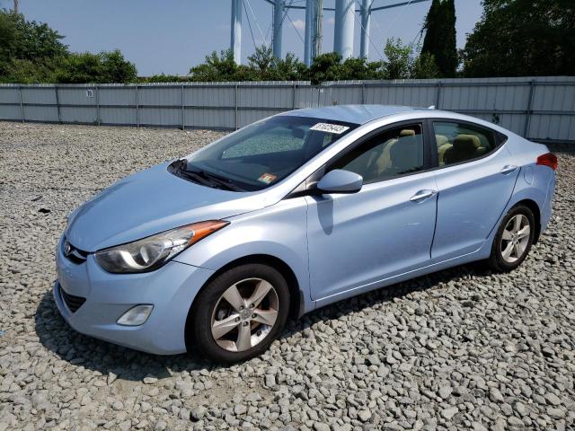 KMHDH4AE2DU615820 - 2013 HYUNDAI ELANTRA GLS BLUE photo 1