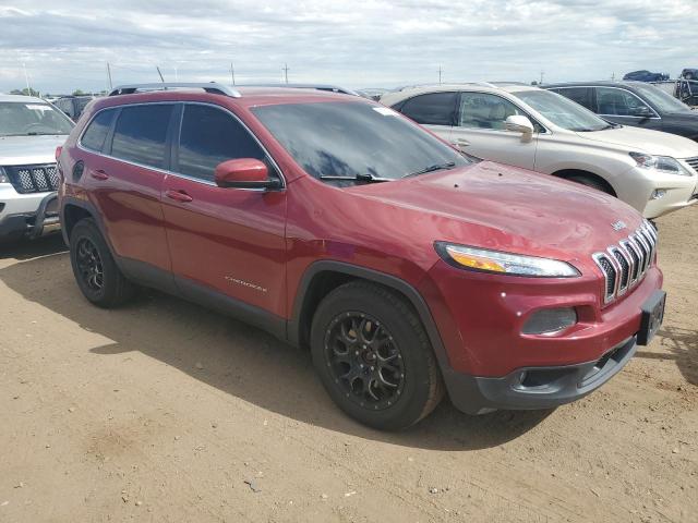 1C4PJMCS8FW509730 - 2015 JEEP CHEROKEE LATITUDE BURGUNDY photo 4