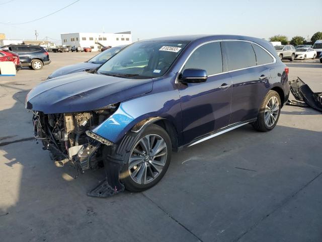 5FRYD3H5XHB003220 - 2017 ACURA MDX TECHNOLOGY BLUE photo 1