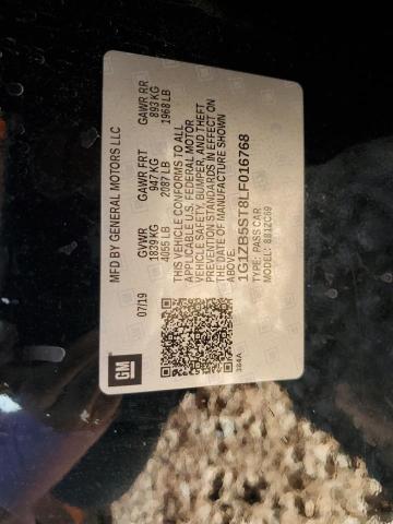 1G1ZB5ST8LF016768 - 2020 CHEVROLET MALIBU LS 黑色 照片 12