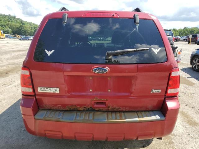 1FMCU9DG7AKA63675 - 2010 FORD ESCAPE XLT RED photo 6