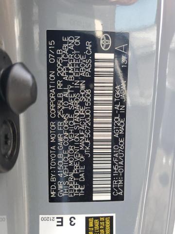 JTKJF5C72GJ015508 - 2016 TOYOTA SCION TC 灰色 照片 12