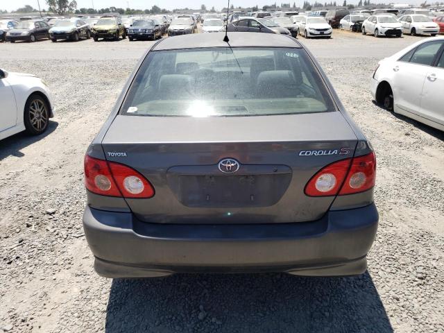 1NXBR32E05Z512619 - 2005 TOYOTA COROLLA CE GRAY photo 6