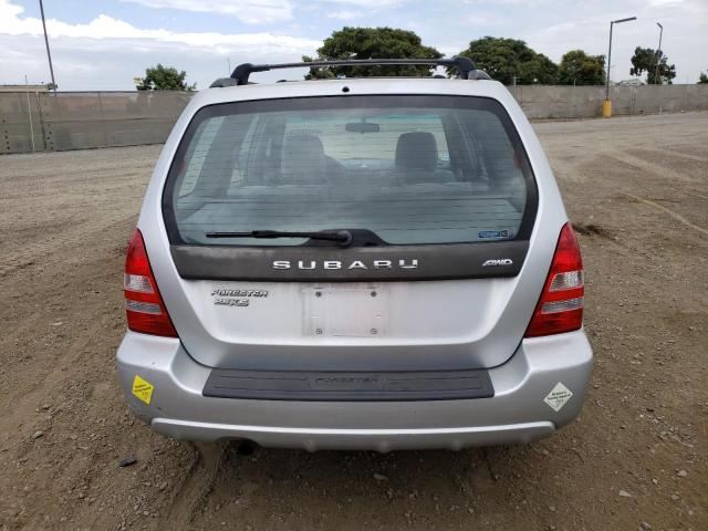 JF1SG65623H753660 - 2003 SUBARU FORESTER 2.5XS Gümüş fotoğraf 6