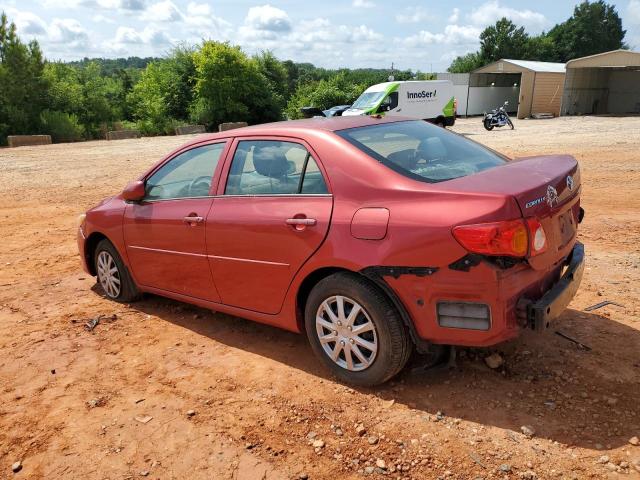 2T1BU4EE9AC404091 - 2010 TOYOTA COROLLA BASE RED photo 2