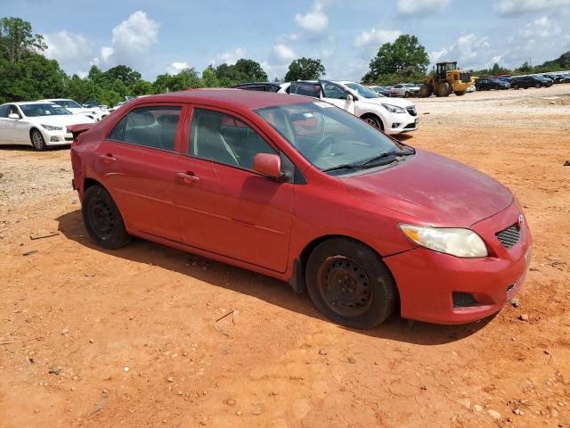 2T1BU4EE9AC404091 - 2010 TOYOTA COROLLA BASE RED photo 4