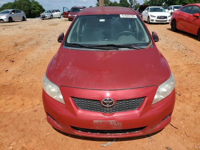 2T1BU4EE9AC404091 - 2010 TOYOTA COROLLA BASE RED photo 5