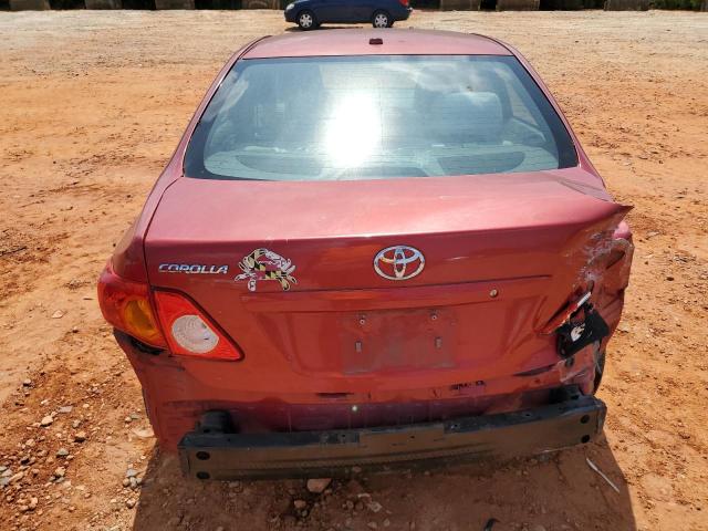 2T1BU4EE9AC404091 - 2010 TOYOTA COROLLA BASE RED photo 6