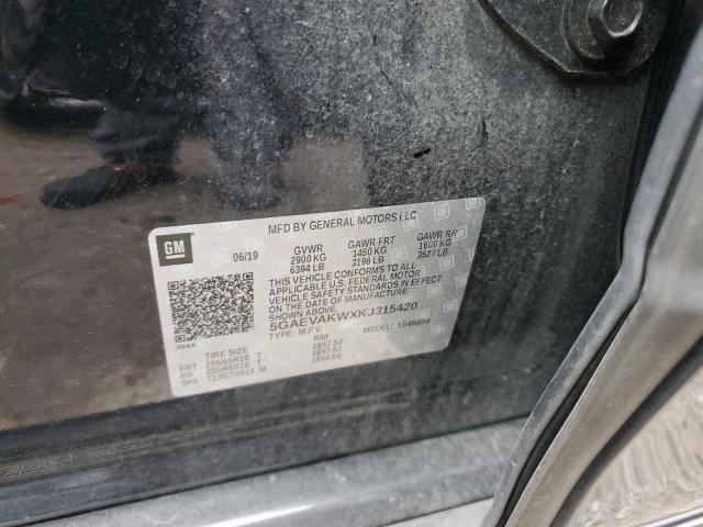 5GAEVAKWXKJ315420 - 2019 BUICK ENCLAVE ESSENCE Qara foto 13