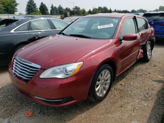 1C3BC1FG6BN552414 - 2011 CHRYSLER 200 TOURING RED photo 1