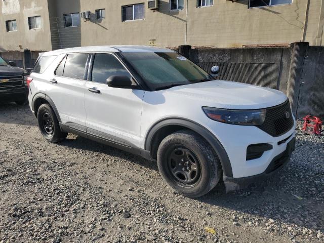 1FM5K8AW9LGC13604 - 2020 FORD EXPLORER POLICE INTERCEPTOR 白色 照片 4