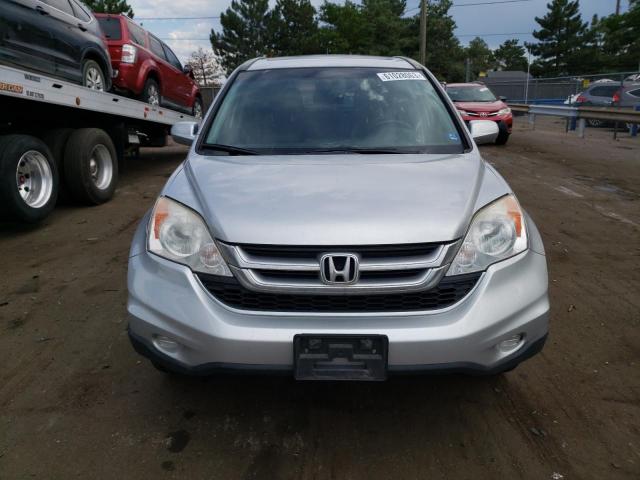 JHLRE4H74AC000751 - 2010 HONDA CR-V EXL SILVER photo 5