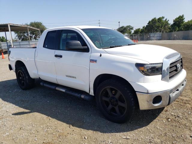 5TFRV54148X056857 - 2008 TOYOTA TUNDRA DOUBLE CAB WHITE photo 4