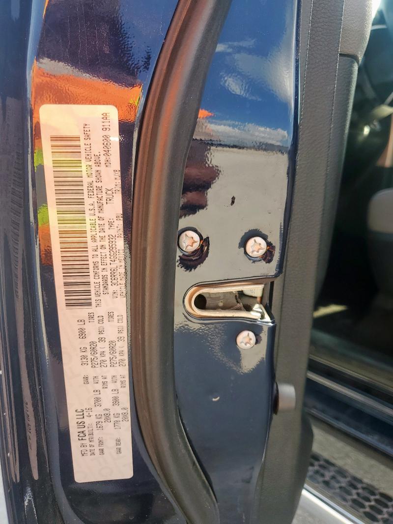 3C6RR6LT4GG295932 - 2016 RAM 1500 SLT 蓝色 照片 12