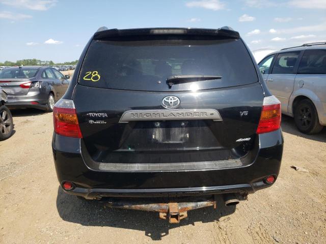 JTEES43A682055897 - 2008 TOYOTA HIGHLANDER SPORT BLACK photo 6