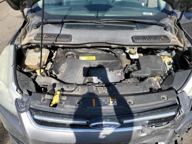 1FMCU9HX0DUD54005 - 2013 FORD ESCAPE SEL GRAY photo 12