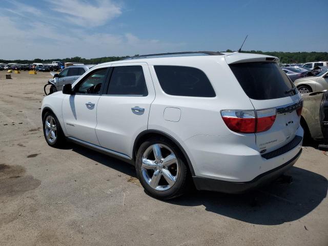 1C4RDJEG3DC698079 - 2013 DODGE DURANGO CITADEL WHITE photo 2