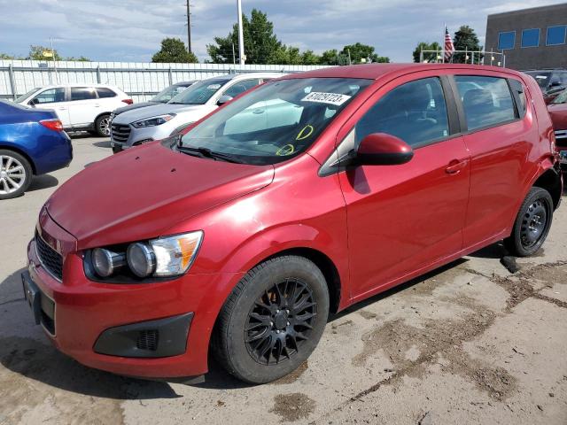 1G1JA6SH3C4125023 - 2012 CHEVROLET SONIC LS BURGUNDY photo 1