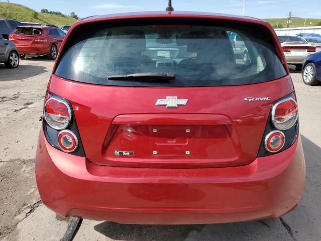1G1JA6SH3C4125023 - 2012 CHEVROLET SONIC LS BURGUNDY photo 6