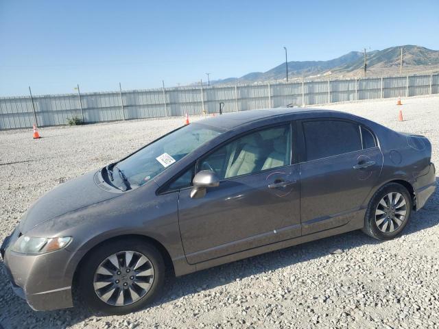 1HGFA169X9L022233 - 2009 HONDA CIVIC EXL GRAY photo 1