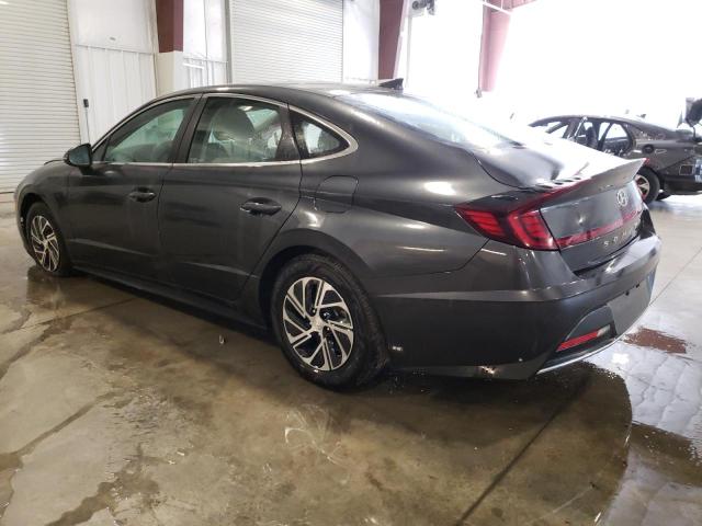 KMHL24JJ8MA030039 - 2021 HYUNDAI SONATA HYBRID GRAY photo 2