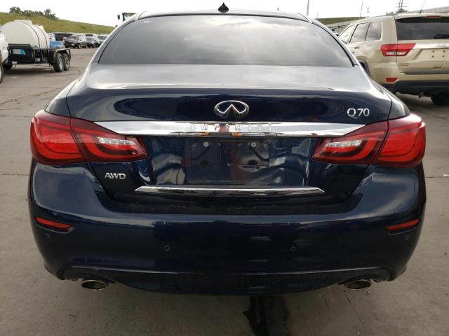 JN1BY1AR5JM220820 - 2018 INFINITI Q70 3.7 LUXE BLUE photo 6