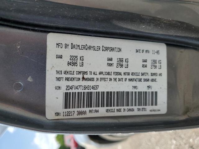 2D4FV47T16H314637 - 2006 DODGE MAGNUM SE SILVER photo 13