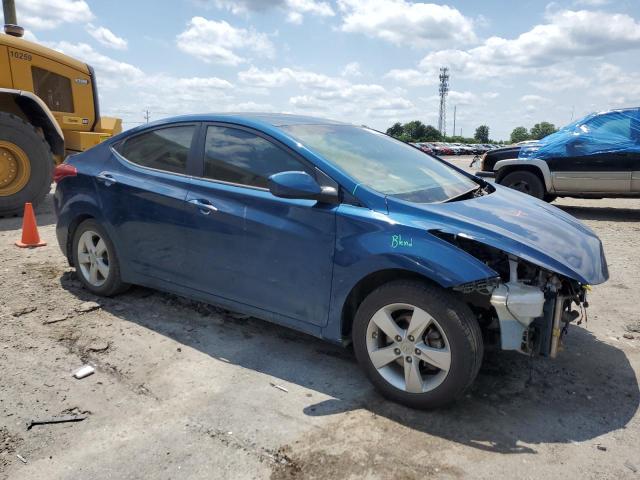 KMHDH4AE2DU976447 - 2013 HYUNDAI ELANTRA GLS BLUE photo 4