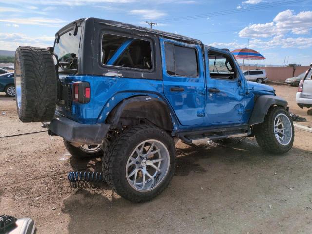 1C4HJXDNXMW715577 - 2021 JEEP WRANGLER U SPORT Azul foto 3