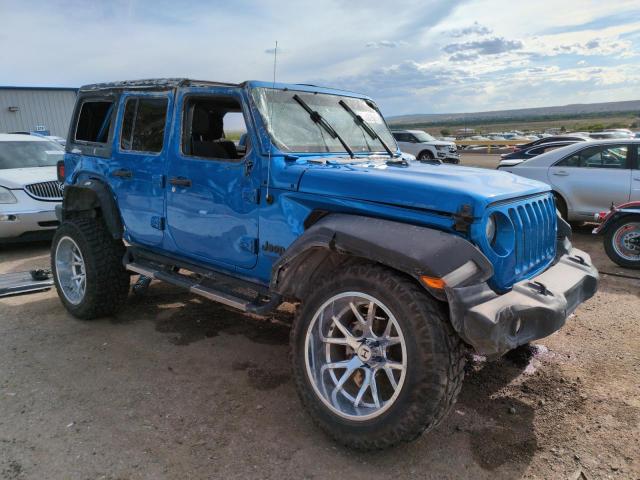 1C4HJXDNXMW715577 - 2021 JEEP WRANGLER U SPORT Azul foto 4