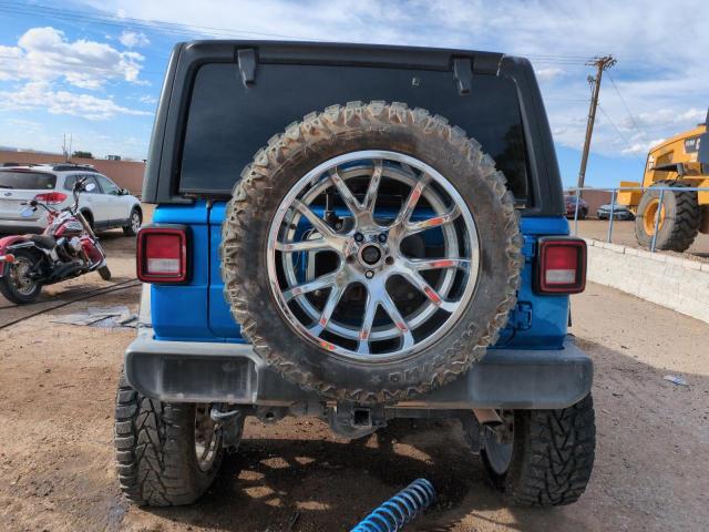 1C4HJXDNXMW715577 - 2021 JEEP WRANGLER U SPORT Azul foto 6