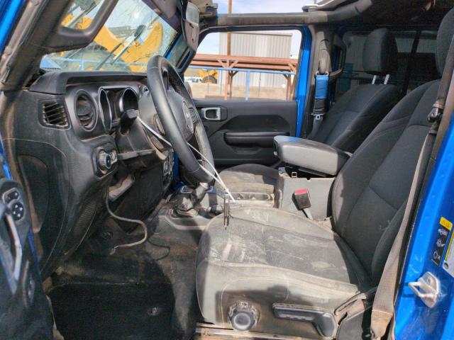 1C4HJXDNXMW715577 - 2021 JEEP WRANGLER U SPORT Azul foto 7