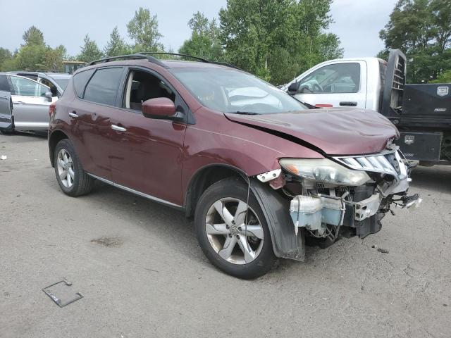 JN8AZ18W99W152978 - 2009 NISSAN MURANO S BURGUNDY photo 4