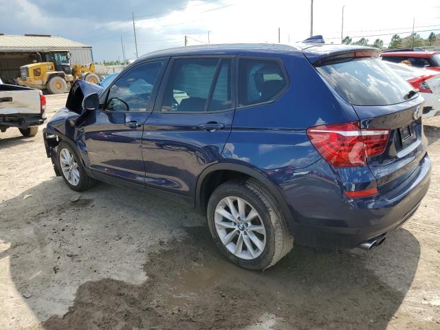 5UXWX9C3XH0W71279 - 2017 BMW X3 XDRIVE28I BLUE photo 2