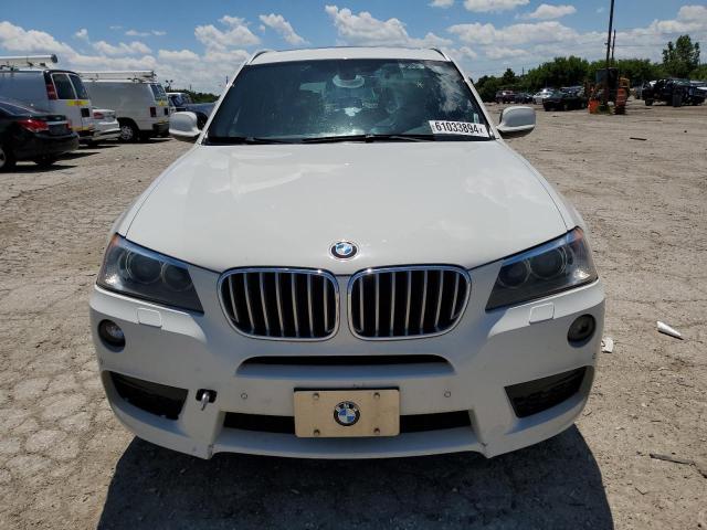 5UXWX9C53E0D34923 - 2014 BMW X3 XDRIVE28I WHITE photo 5