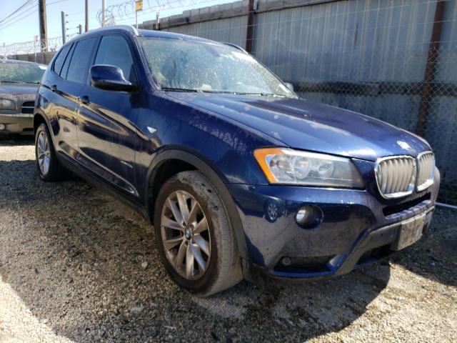 5UXWX9C5XD0A16781 - 2013 BMW X3 XDRIVE28I BLUE photo 4