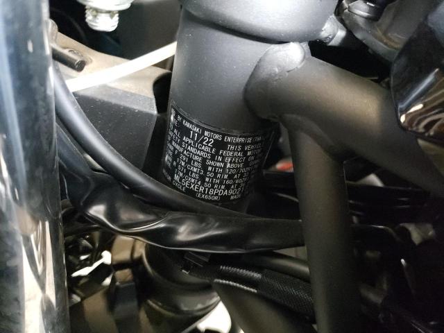 ML5EXER18PDA90217 - 2023 KAWASAKI EX650 R Сұр фото 10