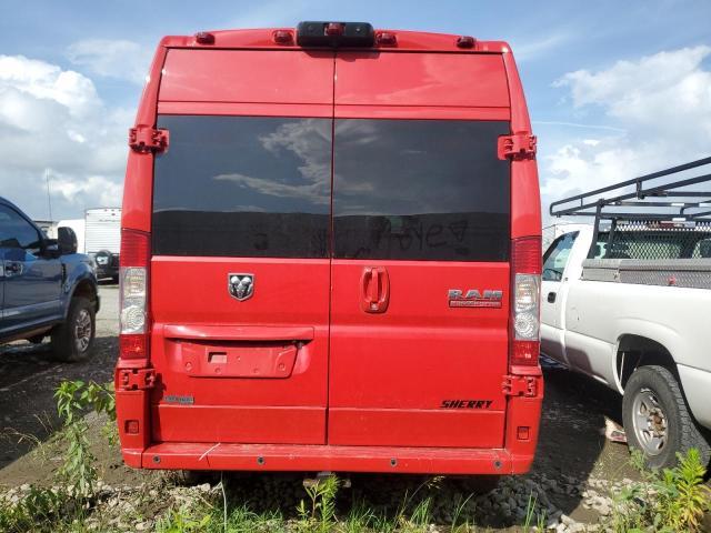 3C7WRVPG4JE132206 - 2018 RAM PROMASTER 2500 HIGH 红色 照片 6