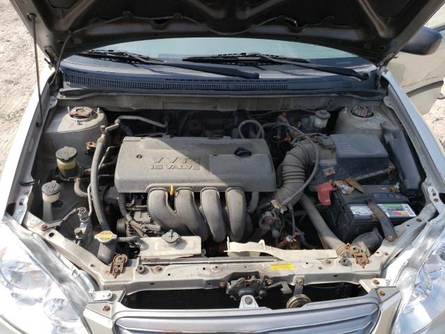 JTDBR32E730011834 - 2003 TOYOTA COROLLA CE SILVER photo 11