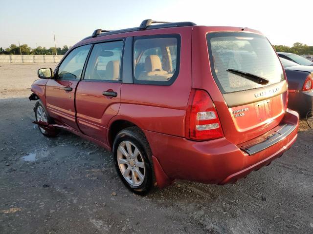 JF1SG65615G730623 - 2005 SUBARU FORESTER 2.5XS Красный фото 2