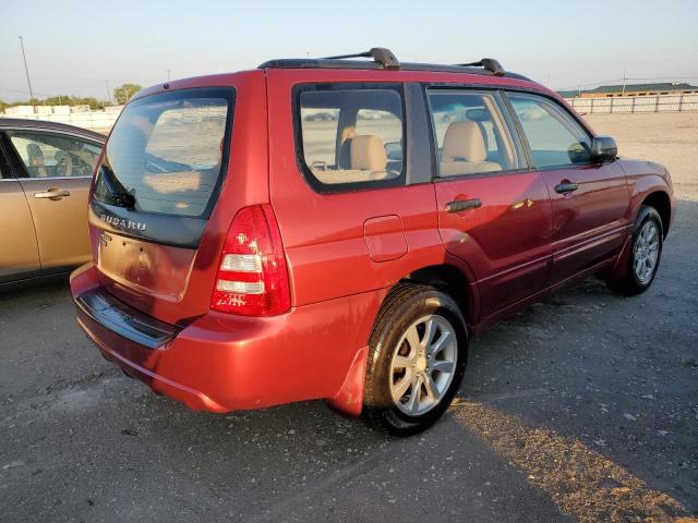 JF1SG65615G730623 - 2005 SUBARU FORESTER 2.5XS RED photo 3
