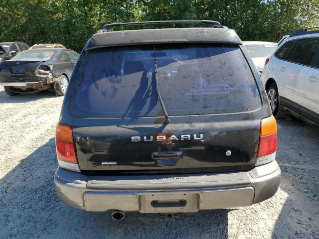 JF1SF6558WH764905 - 1998 SUBARU FORESTER S BLACK photo 6