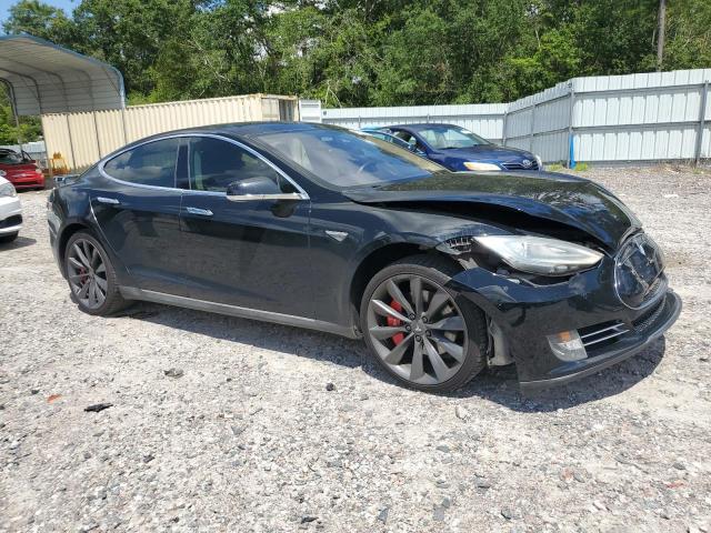 5YJSA1CP8DFP20786 - 2013 TESLA MODEL S 黑色 照片 4