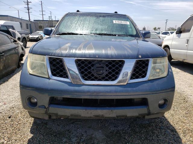 5N1AR18U96C675128 - 2006 NISSAN PATHFINDER LE 蓝色 照片 5