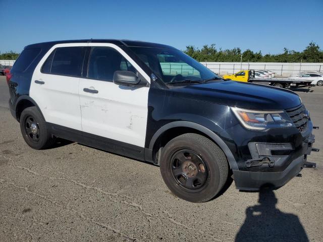 1FM5K8AR3HGE15162 - 2017 FORD EXPLORER POLICE INTERCEPTOR TWO TONE photo 4
