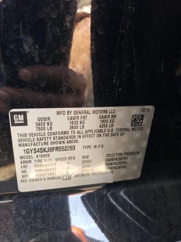 1GYS4SKJ8FR552293 - 2015 CADILLAC ESCALADE ESV LUXURY BLACK photo 13