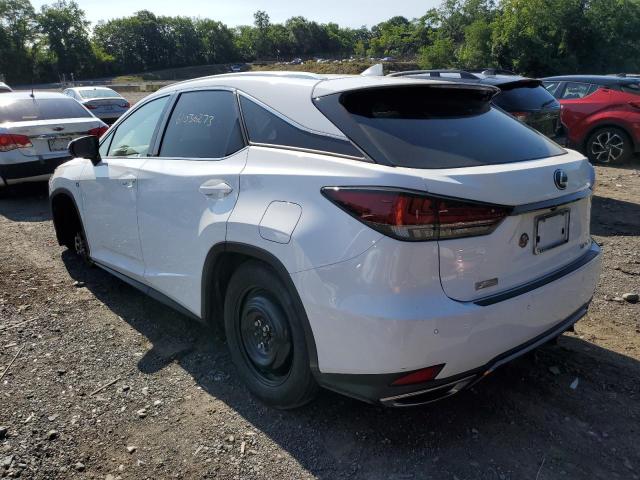 2T2YZMDA3LC255475 - 2020 LEXUS RX 350 F-SPORT WHITE photo 2