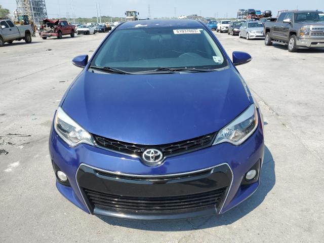 5YFBURHE8EP154762 - 2014 TOYOTA COROLLA L BLUE photo 5