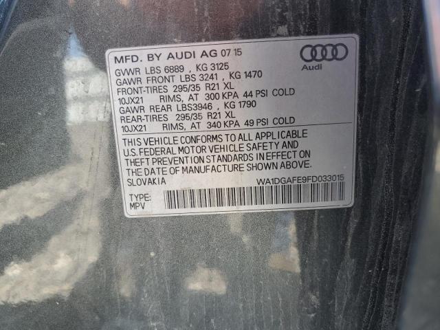 WA1DGAFE9FD033015 - 2015 AUDI Q7 PRESTIGE 灰色 照片 14